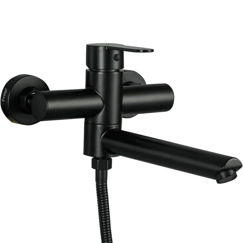 Смеситель для ванны Frap F32801-6, чёрный — изображение 3
