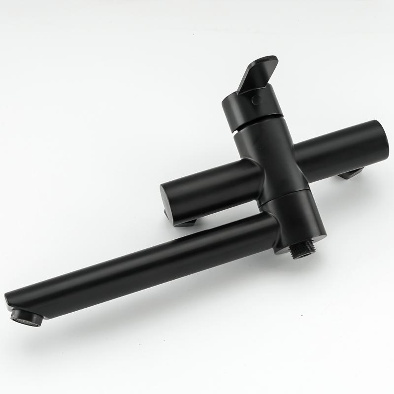 Смеситель для ванны Frap F32801-6, чёрный — изображение 4