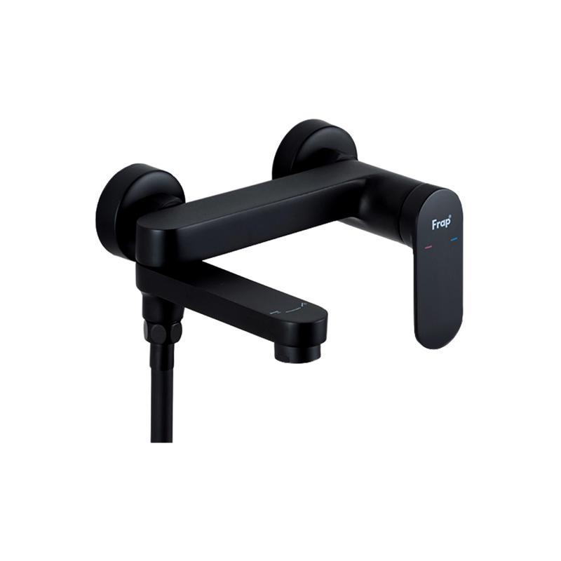 Смеситель для ванны Frap F3285-6, чёрный