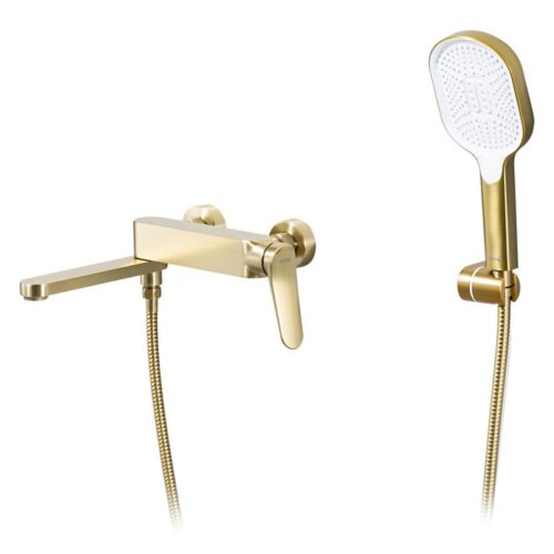 Смеситель для ванны Gappo G3210-3, золотой сатин