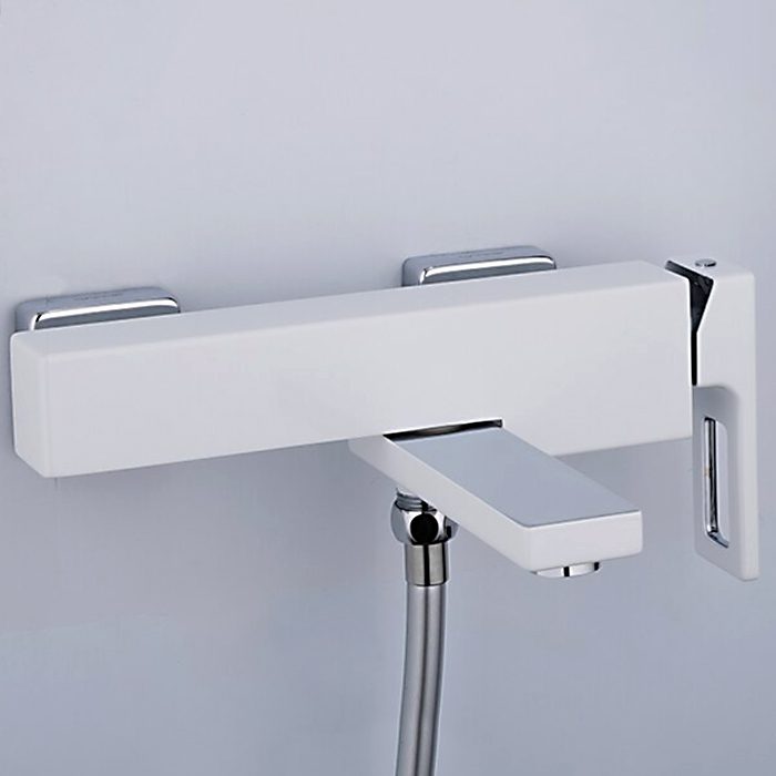 Смеситель для ванны Gappo G3217-8, белый/хром — изображение 8