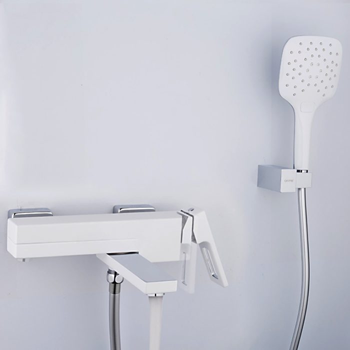 Смеситель для ванны Gappo G3217-8, белый/хром — изображение 10