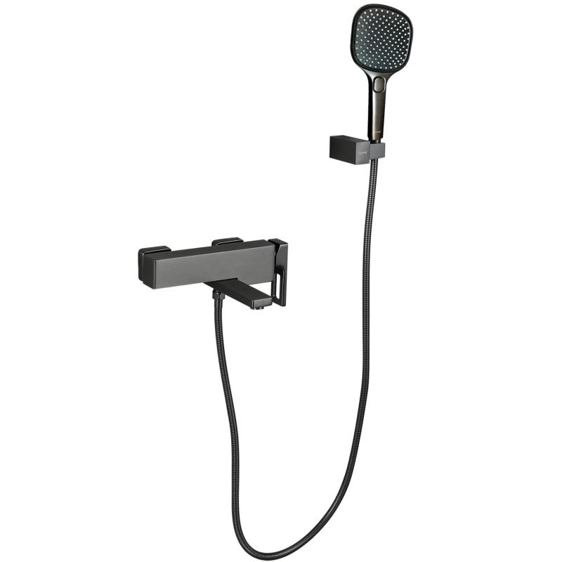 Смеситель для ванны Gappo G3217-9, оружейная сталь