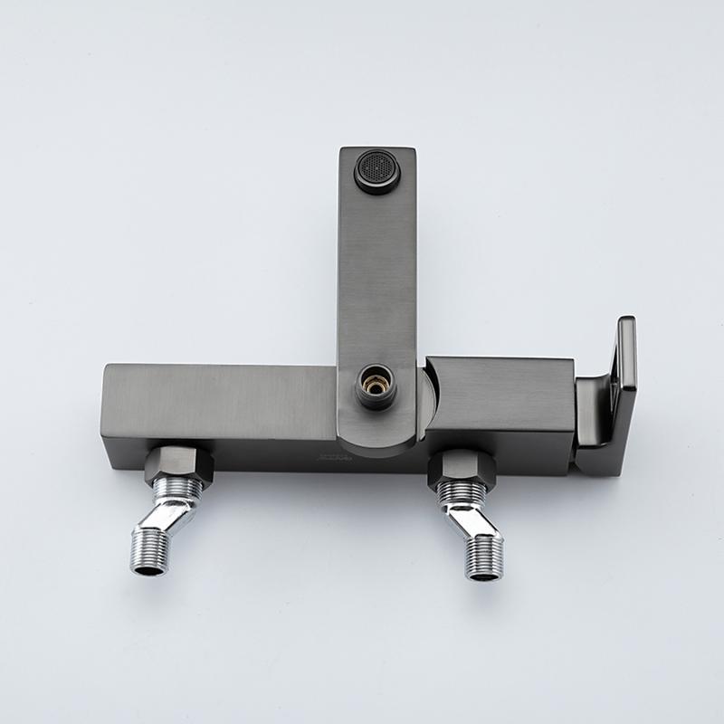 Смеситель для ванны Gappo G3217-9, оружейная сталь — изображение 9