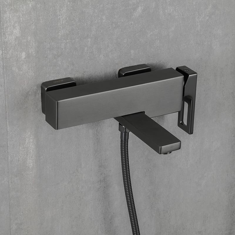 Смеситель для ванны Gappo G3217-9, оружейная сталь — изображение 12