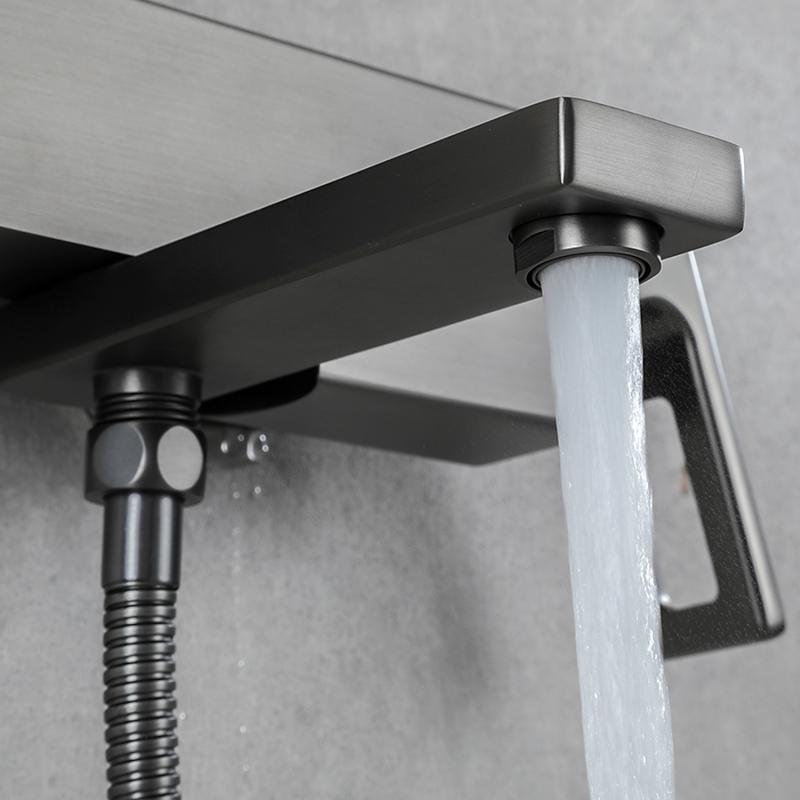 Смеситель для ванны Gappo G3217-9, оружейная сталь — изображение 13