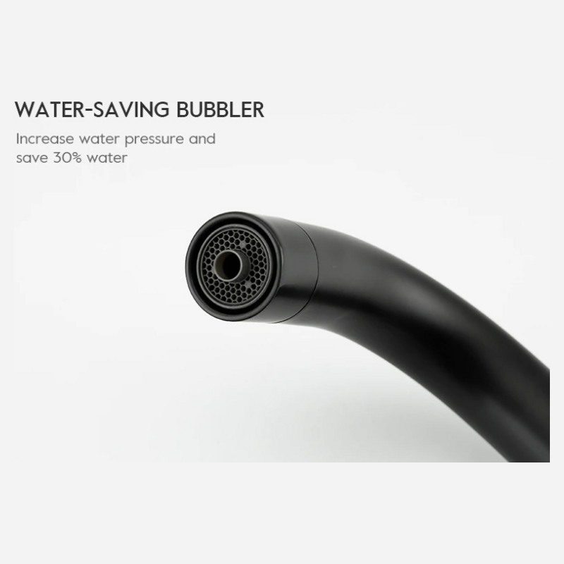 Смеситель для кухни под фильтр Frap F43801-6, чёрный — изображение 5