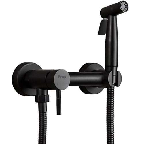 Смеситель для гигиенического душа Frap F7503-6, чёрный