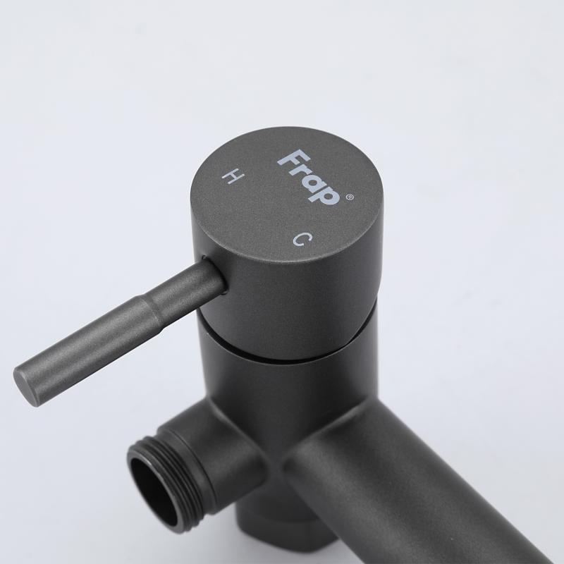 Смеситель для гигиенического душа Frap F7503-9, оружейная сталь — изображение 5