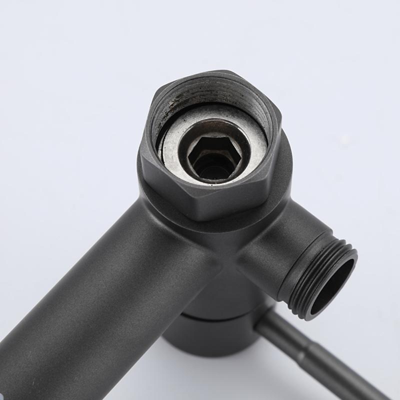 Смеситель для гигиенического душа Frap F7503-9, оружейная сталь — изображение 7