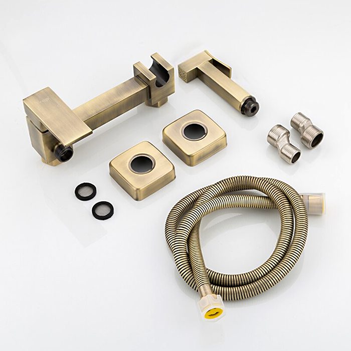 Смеситель для гигиенического душа Frap F7504-4, бронза — изображение 8