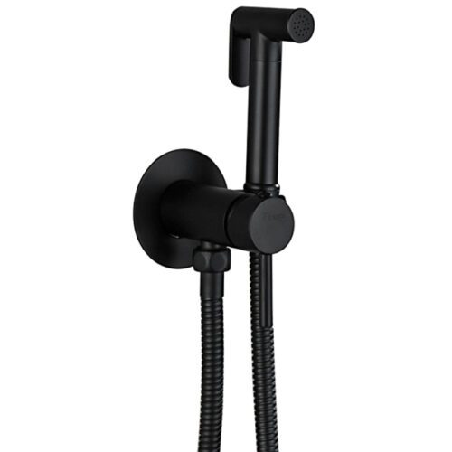 Смеситель скрытого монтажа для гигиенического душа Frap F7505-6, чёрный