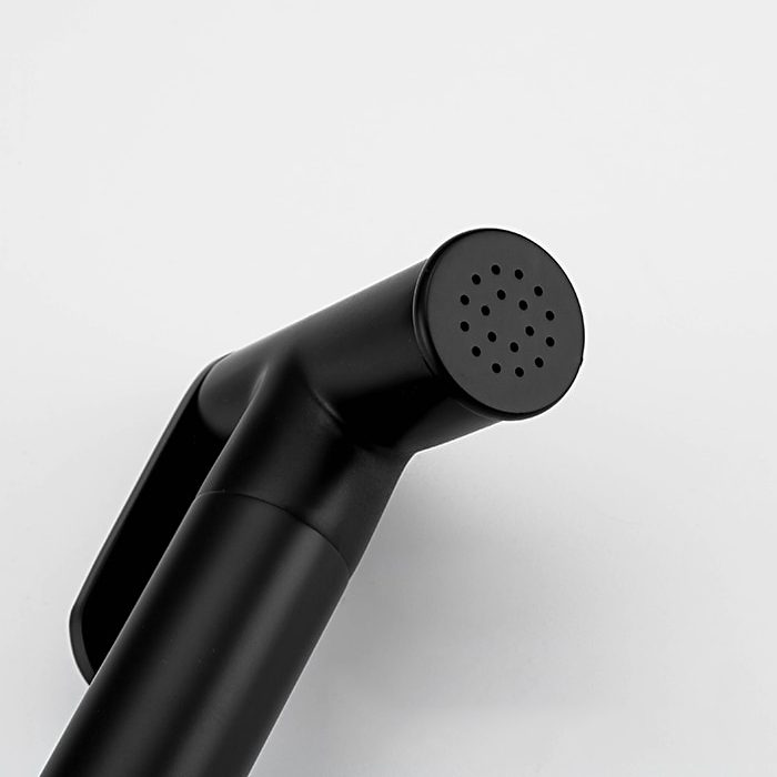 Смеситель скрытого монтажа для гигиенического душа Frap F7505-6, чёрный — изображение 6