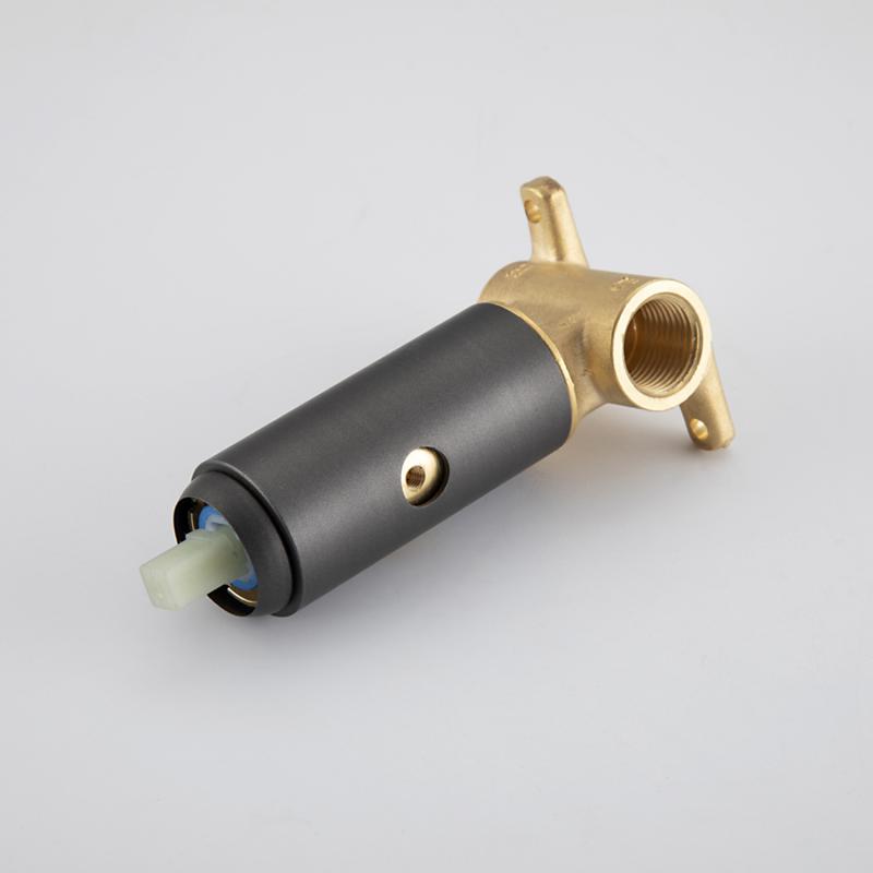 Смеситель скрытого монтажа для гигиенического душа Frap F7505-9, оружейная сталь — изображение 3