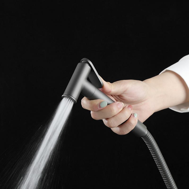 Смеситель скрытого монтажа для гигиенического душа Frap F7505-9, оружейная сталь — изображение 10