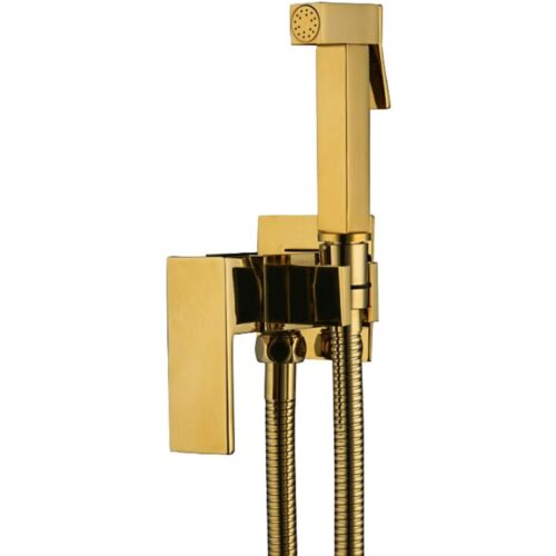 Смеситель скрытого монтажа для гигиенического душа Frap F7506-3, золото