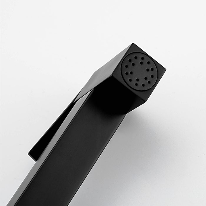 Смеситель скрытого монтажа для гигиенического душа Frap F7506-6, чёрный — изображение 7