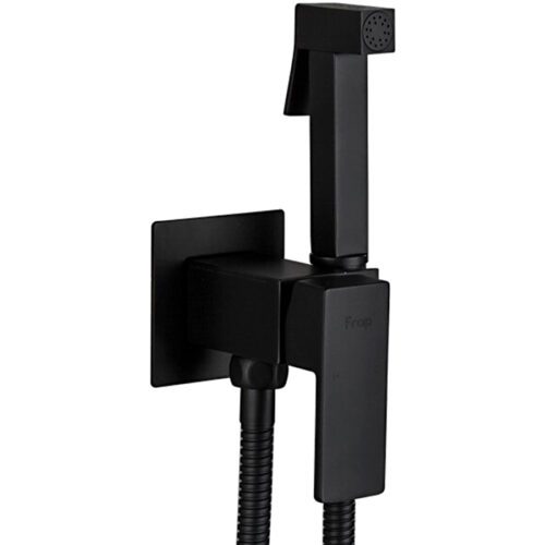 Смеситель скрытого монтажа для гигиенического душа Frap F7506-6, чёрный
