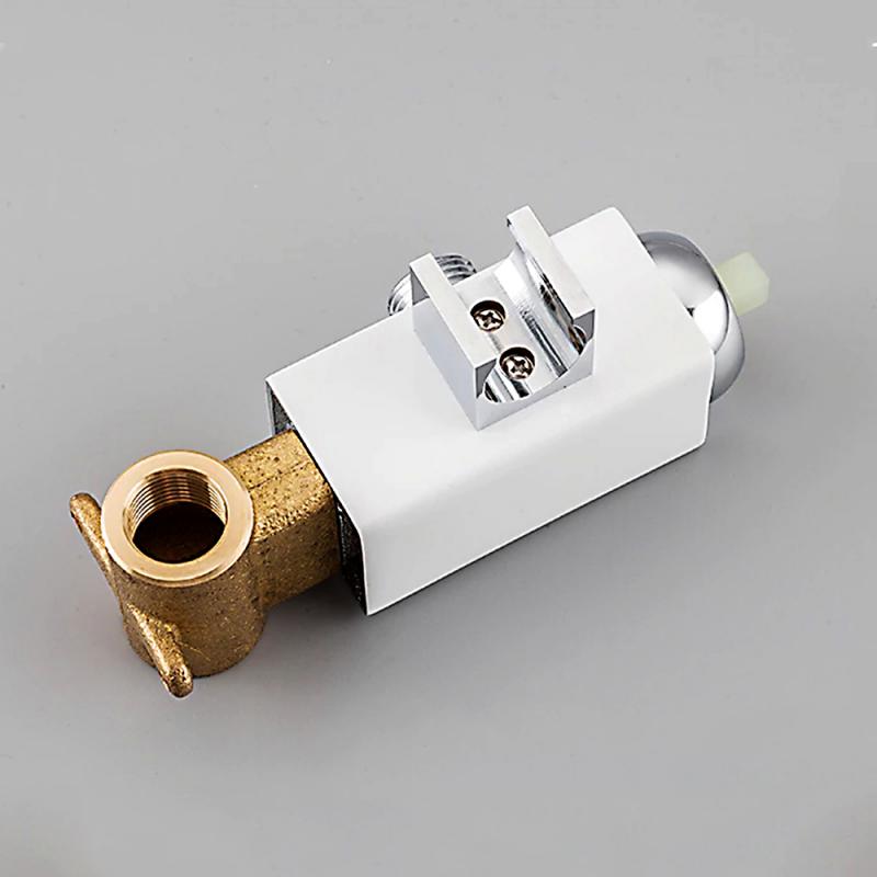 Смеситель скрытого монтажа для гигиенического душа Gappo G7217-8, хром/белый — изображение 6