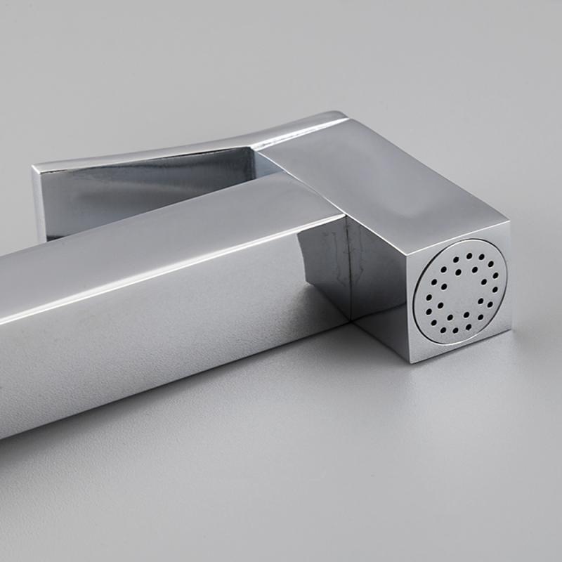 Смеситель скрытого монтажа для гигиенического душа Gappo G7217-8, хром/белый — изображение 7