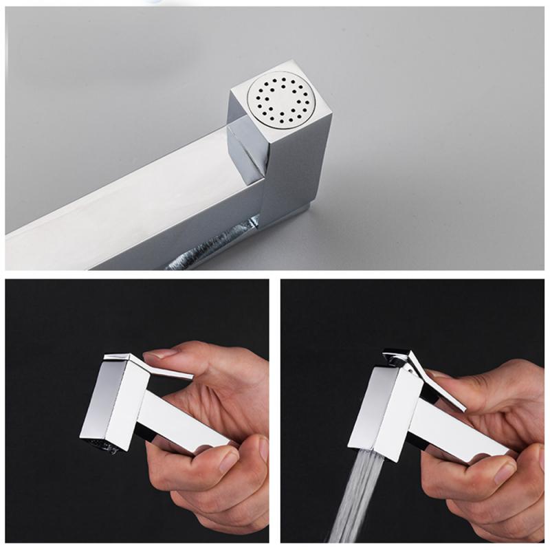 Смеситель скрытого монтажа для гигиенического душа Gappo G7217-8, хром/белый — изображение 8