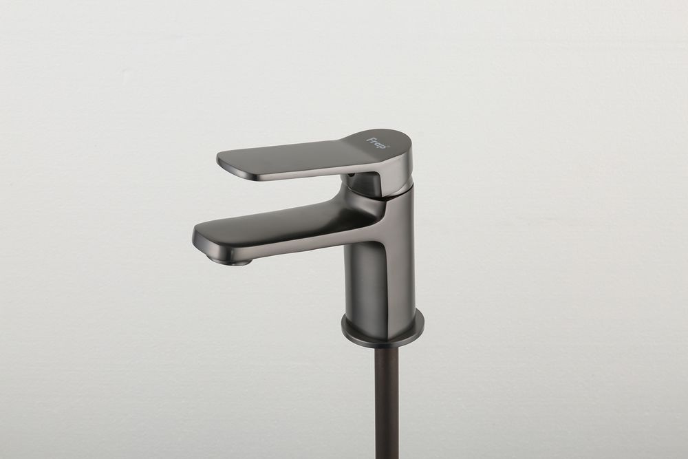 Смеситель для умывальника Frap F1062-9, оружейная сталь — изображение 4