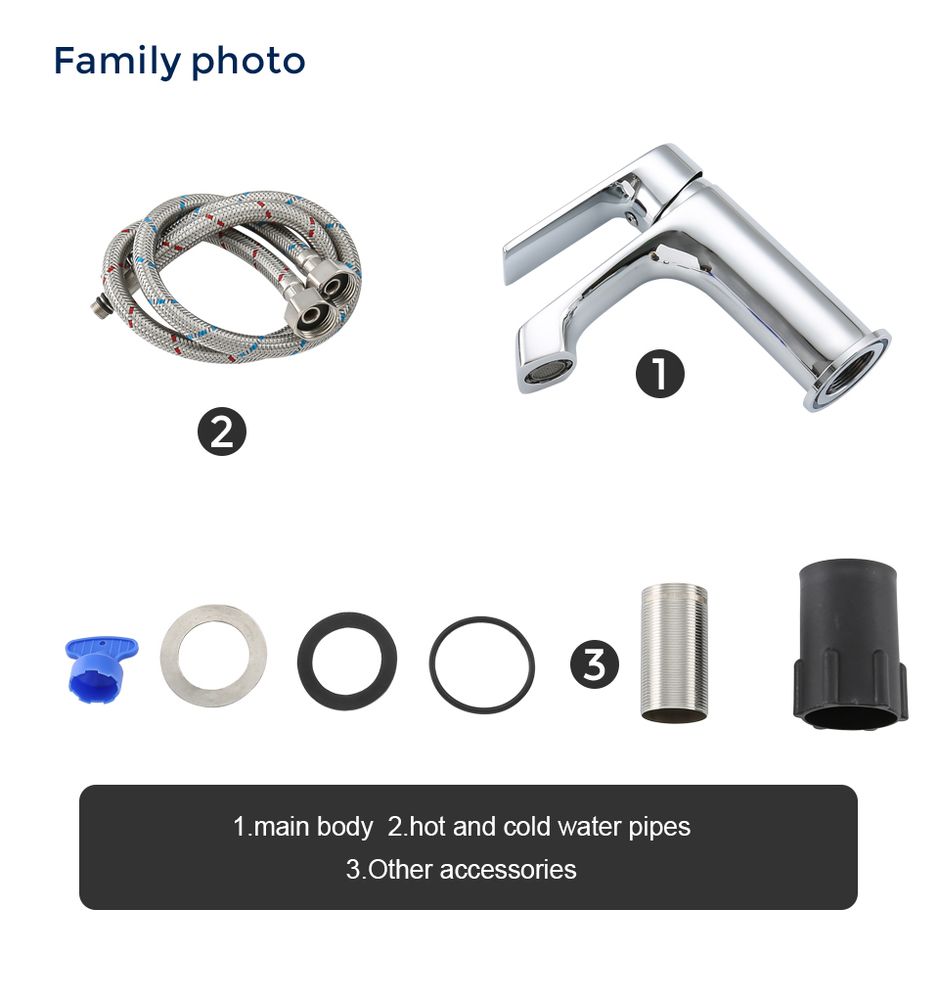 Смеситель для умывальника Frap F1071 — изображение 6