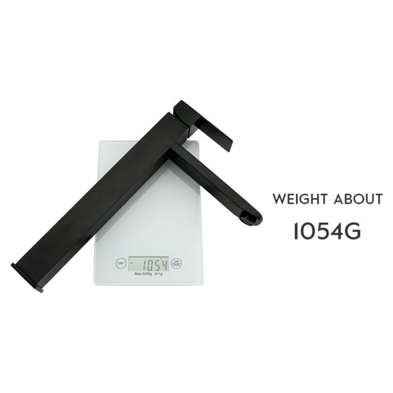 Смеситель для умывальника Frap F10802-62, чёрный — изображение 6