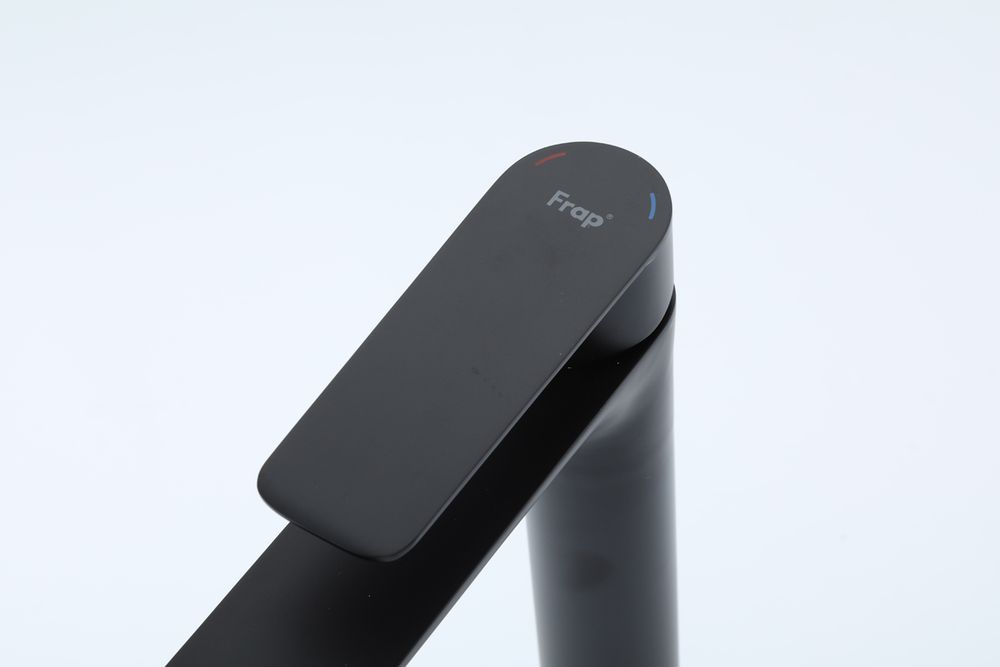 Смеситель для умывальника Frap F10806-26, чёрный — изображение 7
