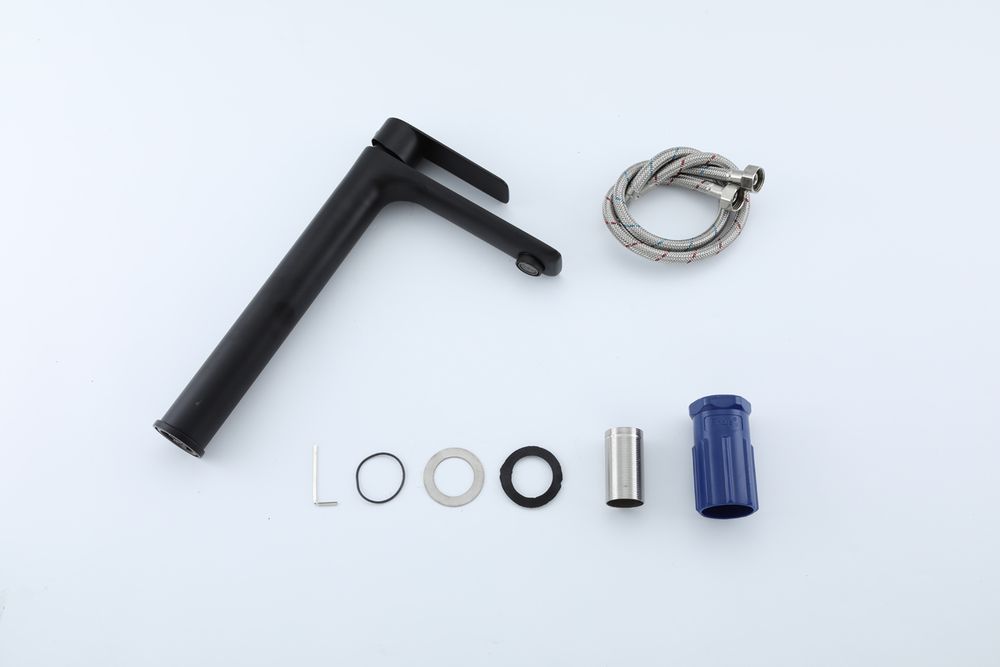 Смеситель для умывальника Frap F10806-26, чёрный — изображение 5