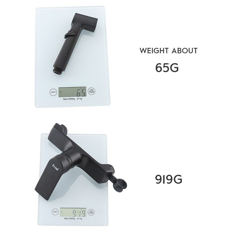 Смеситель для гигиенического душа Frap F2071-6, чёрный — изображение 5