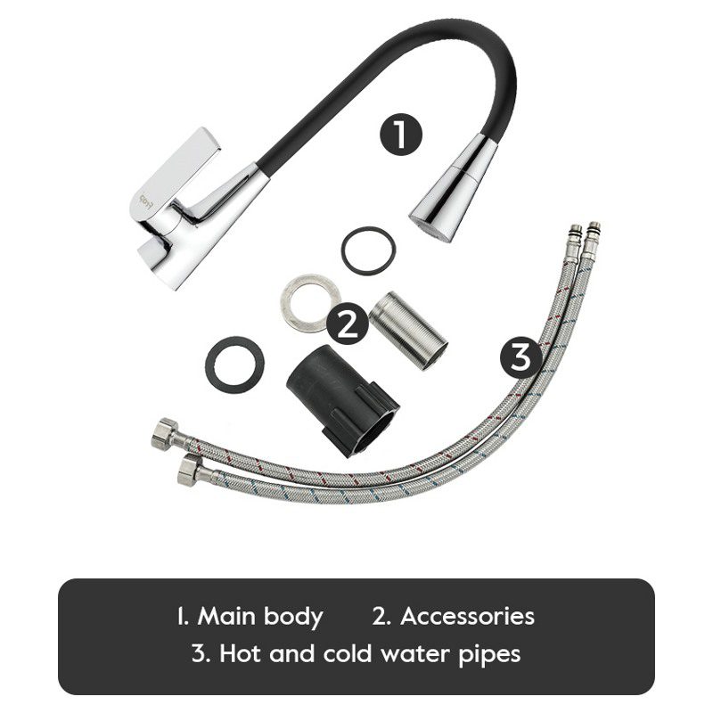 Смеситель для кухни с гибким изливом Frap F4471 — изображение 5