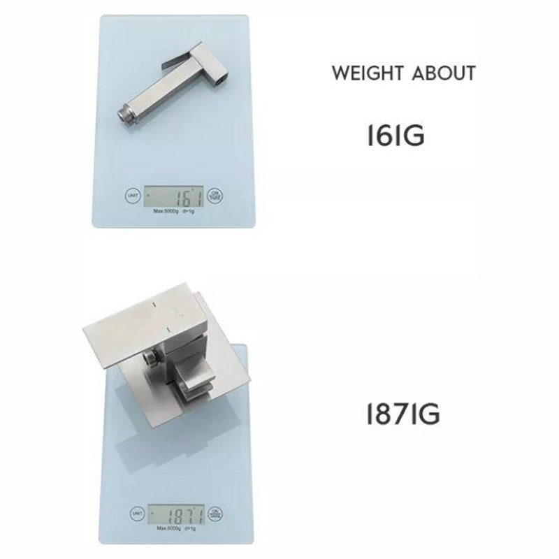 Смеситель скрытого монтажа для гигиенического душа Frap F72802, сатин — изображение 6