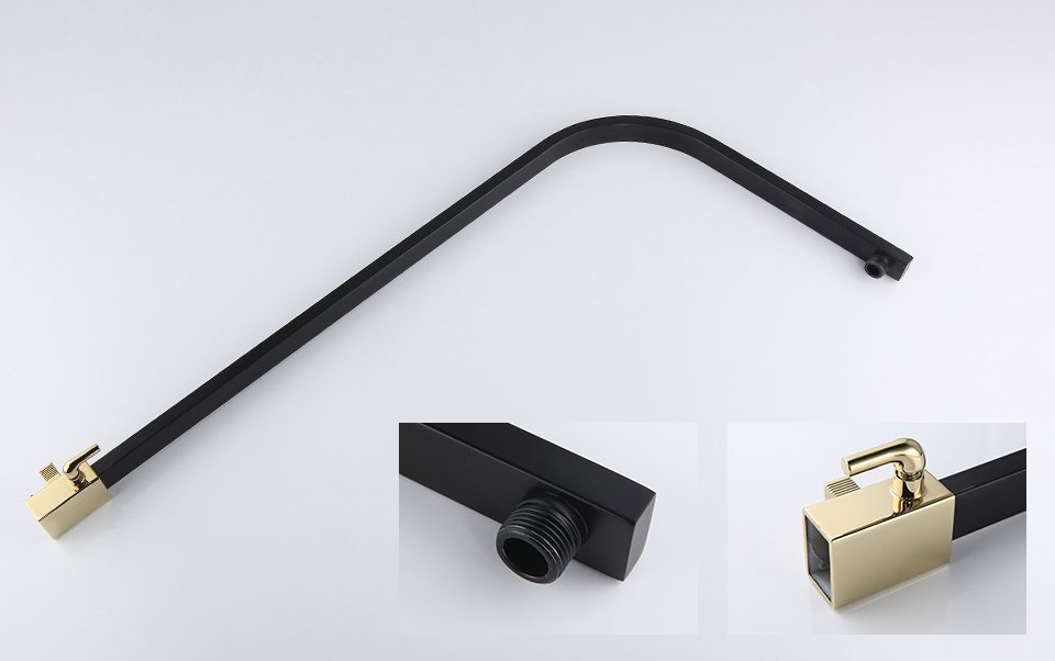 Душевая система Faop A2406-6, чёрный/золото — изображение 9