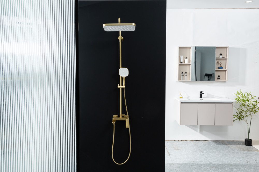 Душевая система Gappo G2428-3, золотой сатин — изображение 6