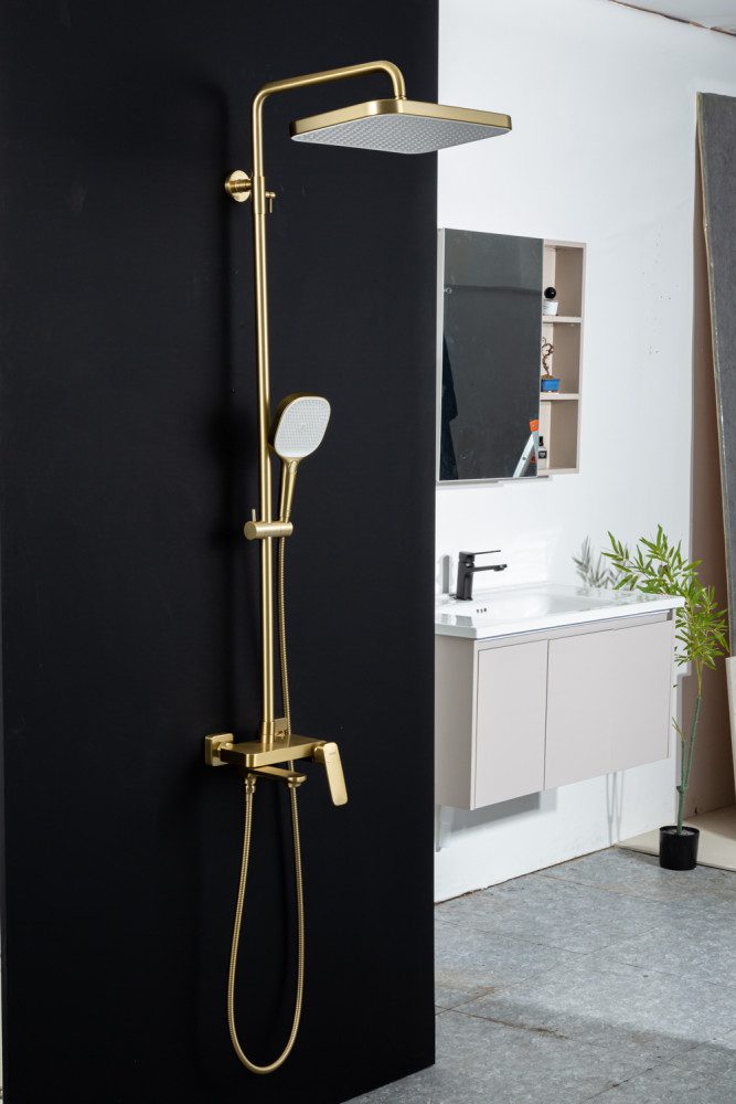 Душевая система Gappo G2428-3, золотой сатин — изображение 3