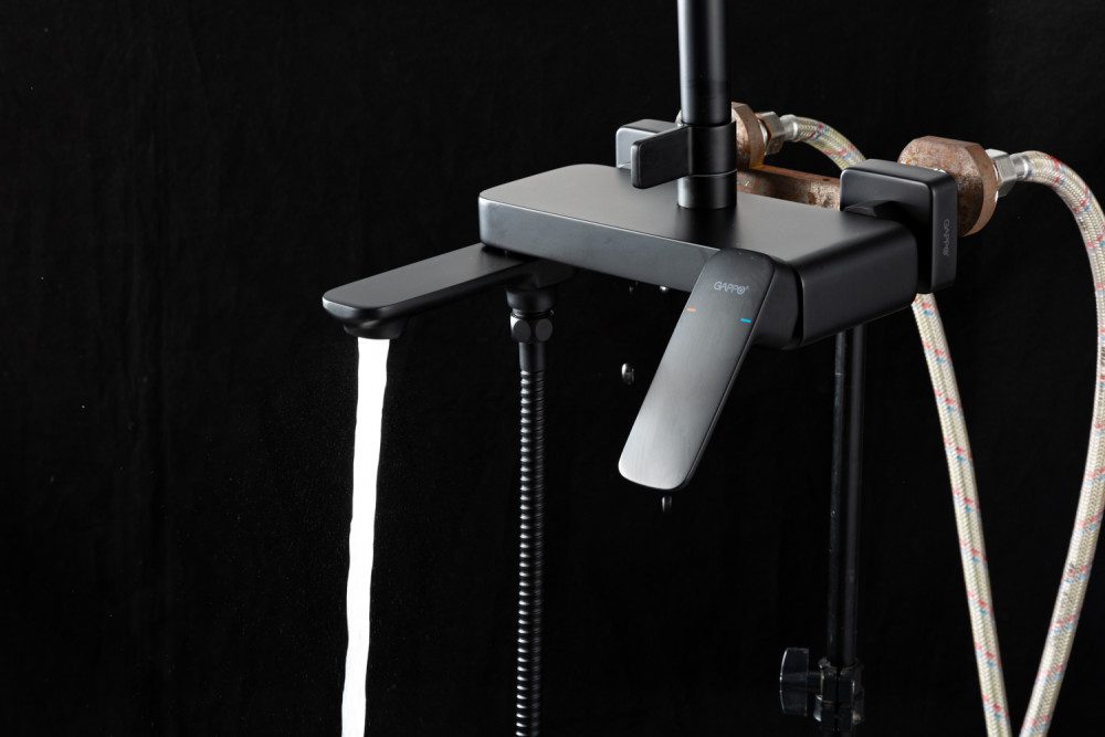 Душевая система Gappo G2428-6, чёрный — изображение 10