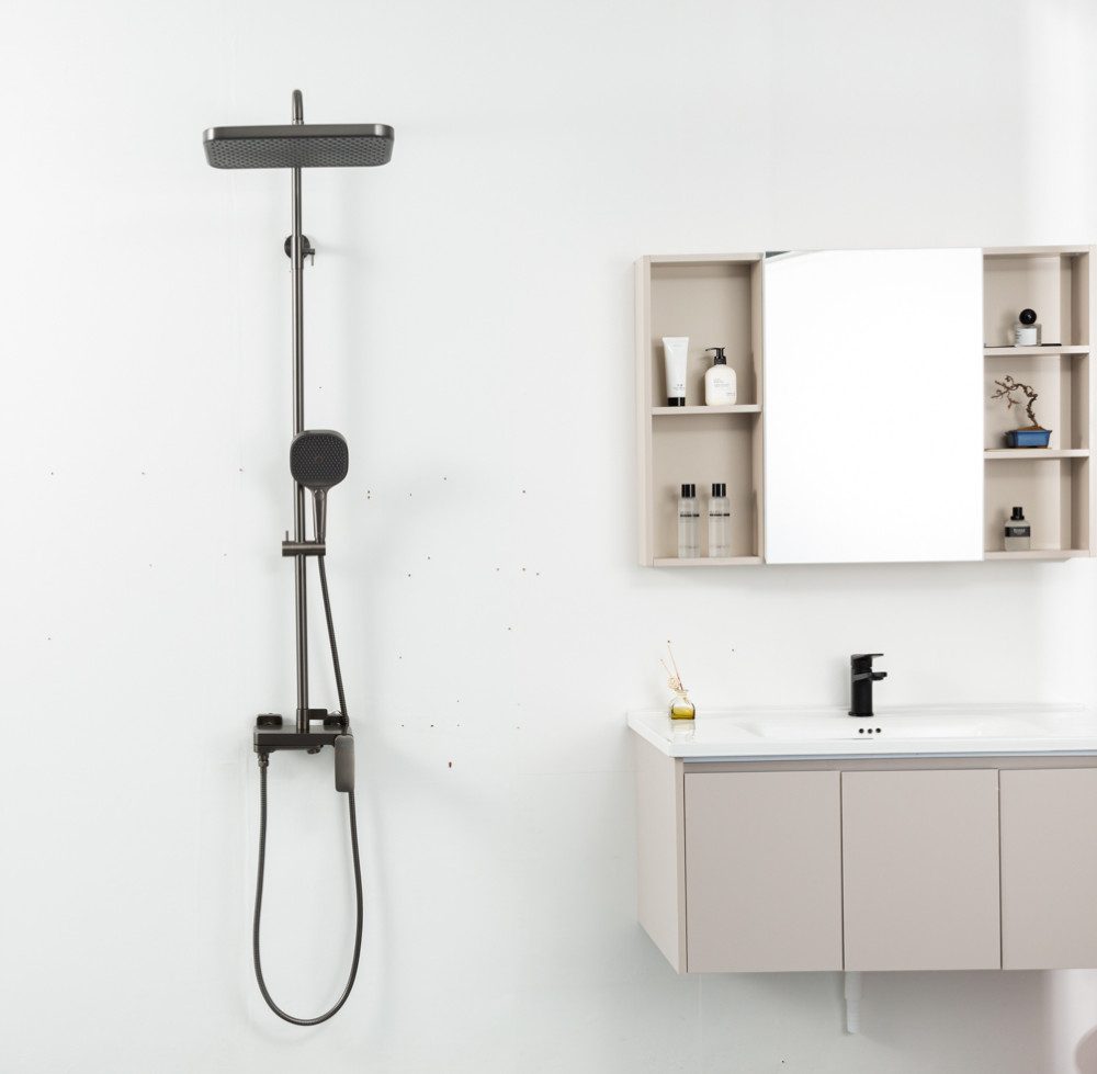 Душевая система Gappo G2428-9, оружейная сталь — изображение 8