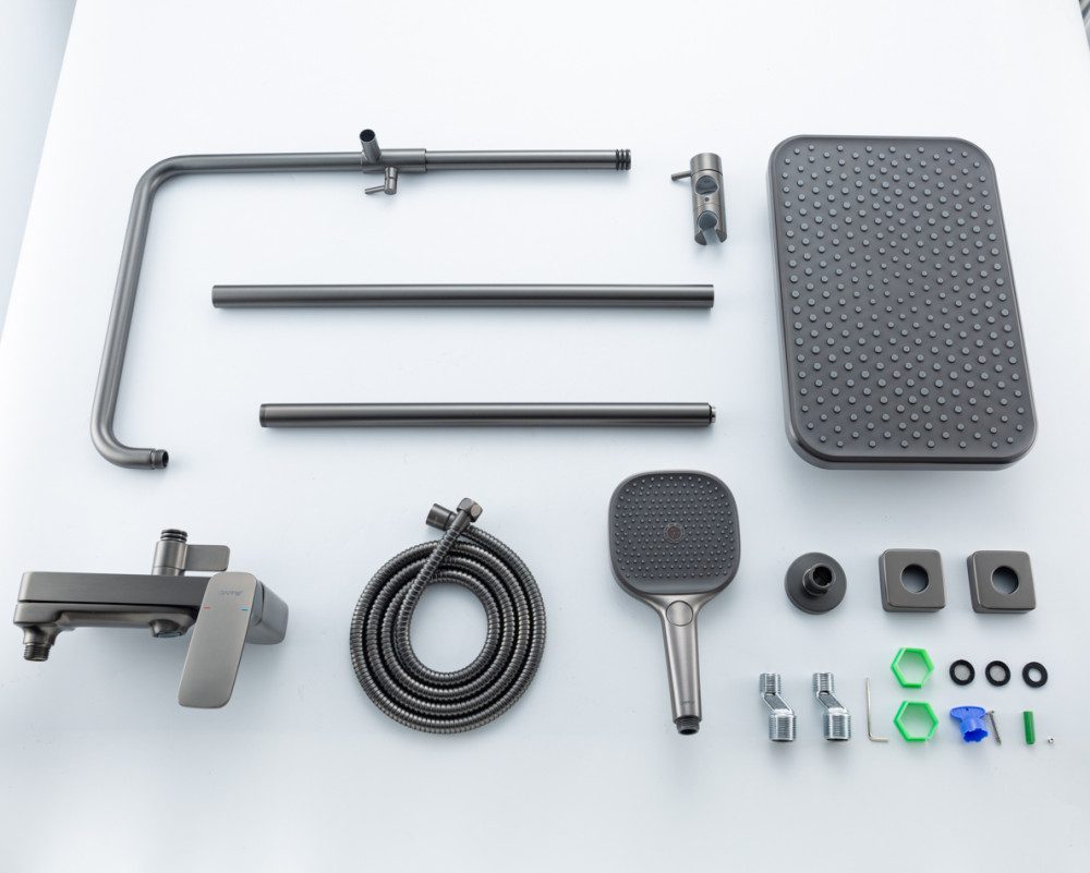 Душевая система Gappo G2428-9, оружейная сталь — изображение 4