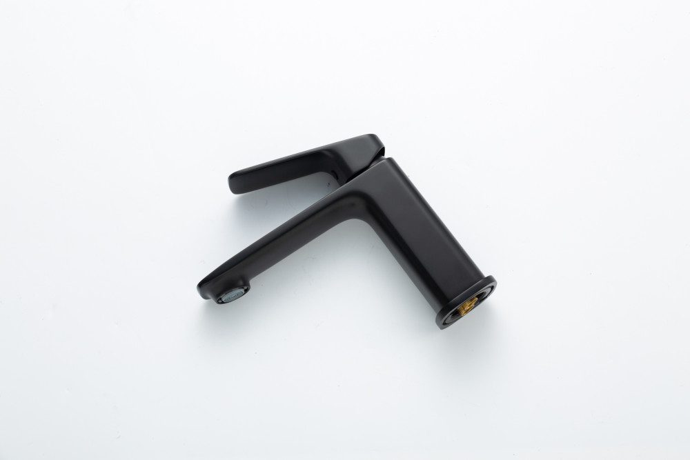 Смеситель для умывальника Gappo G1028-6, чёрный — изображение 7