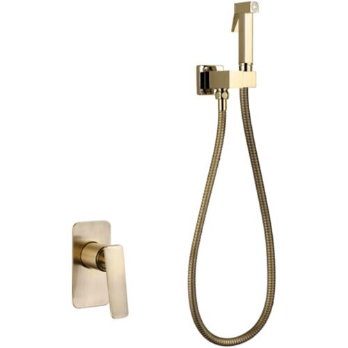 Смеситель скрытого монтажа для гигиенического душа Faop A7203-4, бронза