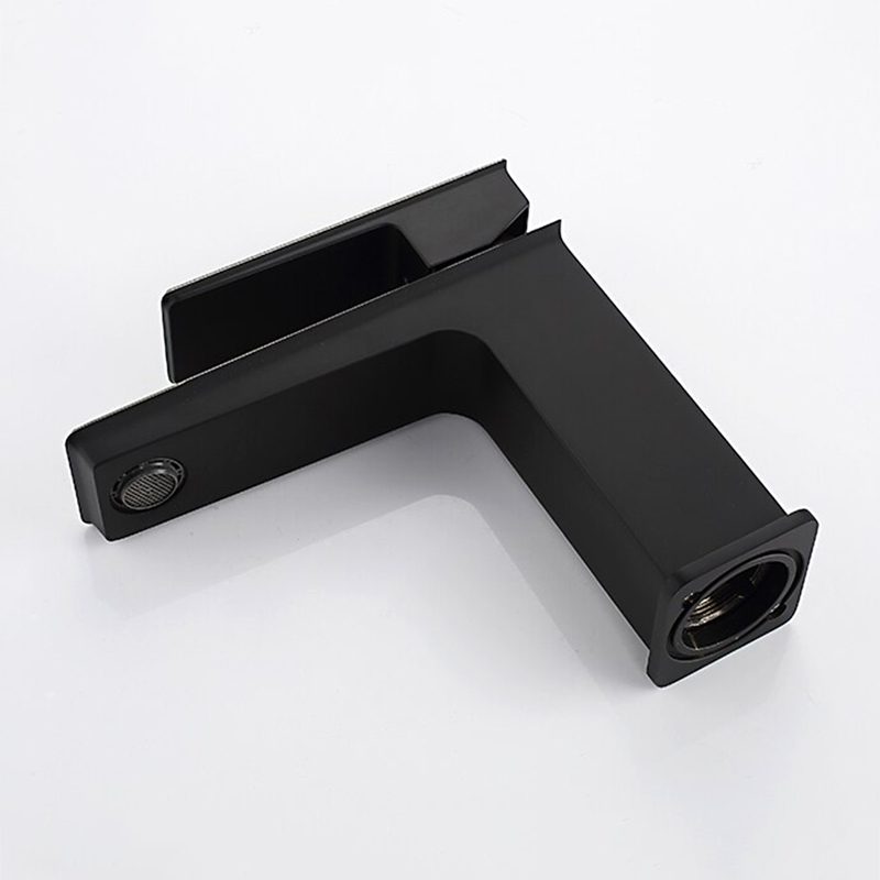 Смеситель для умывальника Faop A1006-6, чёрный/золото — изображение 3