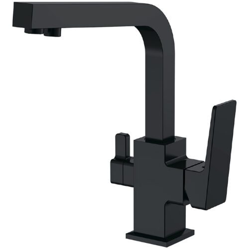 Смеситель для кухни под фильтр Faop A4309-6, чёрный