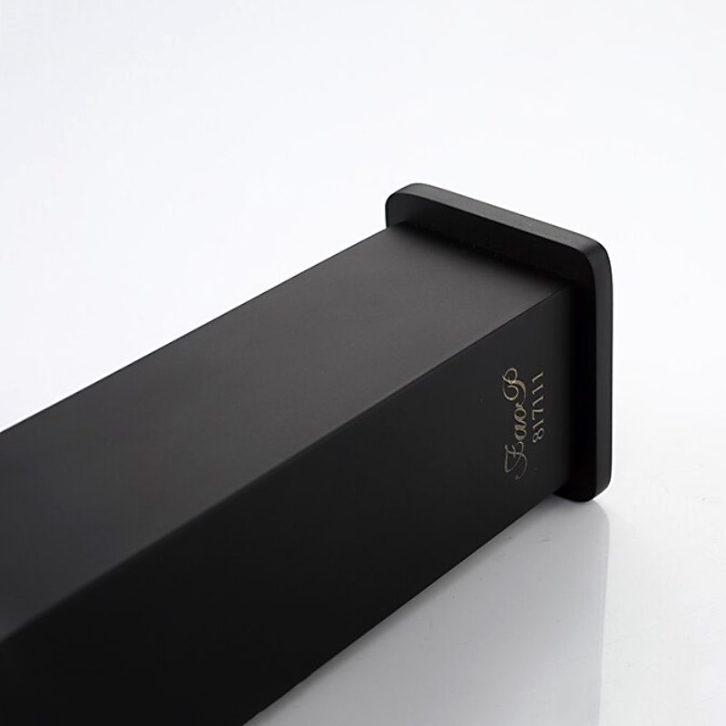 Смеситель для умывальника Faop A1006-6, чёрный/золото — изображение 7