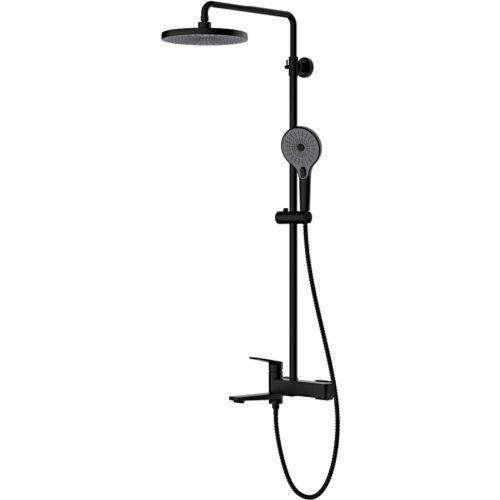 Душевая система Faop A2408-6, чёрный