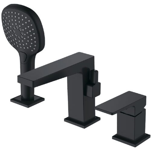 Смеситель для ванны врезной Faop A1109-6, чёрный