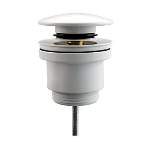 Донный клапан для умывальника Frap F62-6, белый