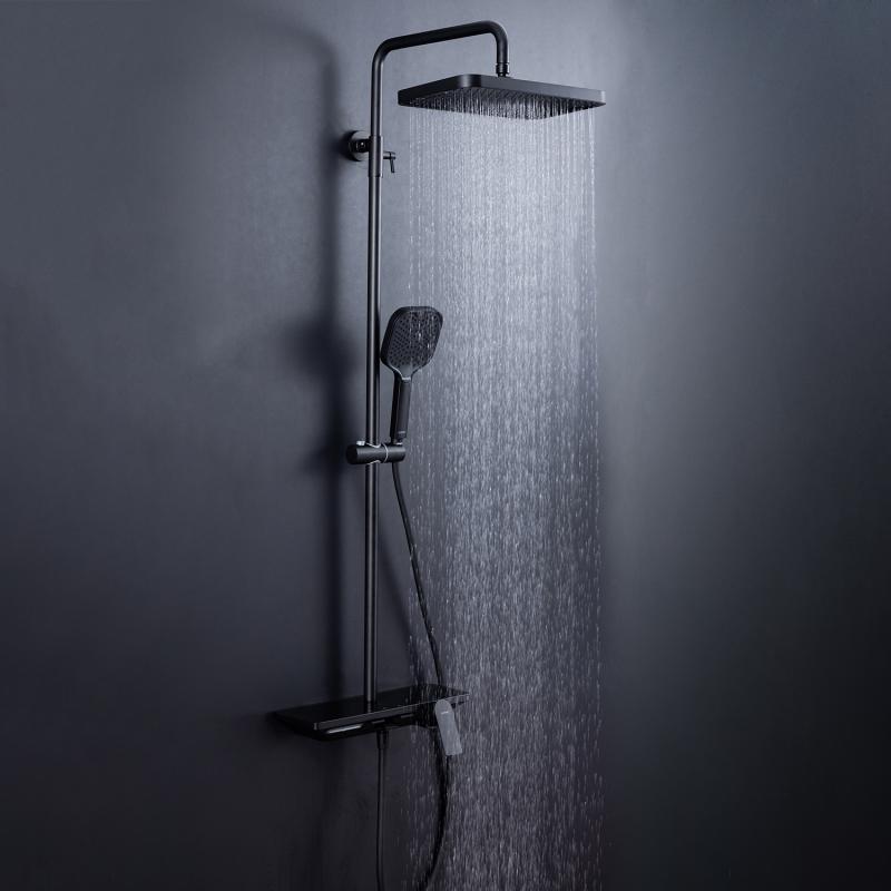 Душевая система Gappo G2496-16, чёрный — изображение 3