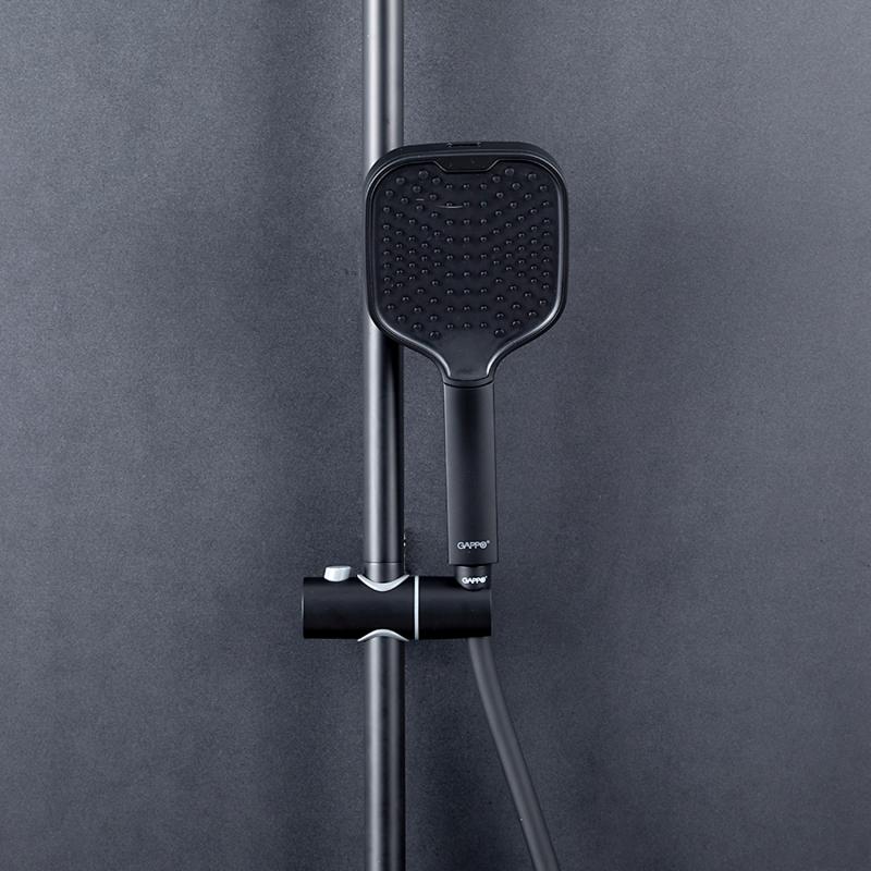 Душевая система Gappo G2496-16, чёрный — изображение 5