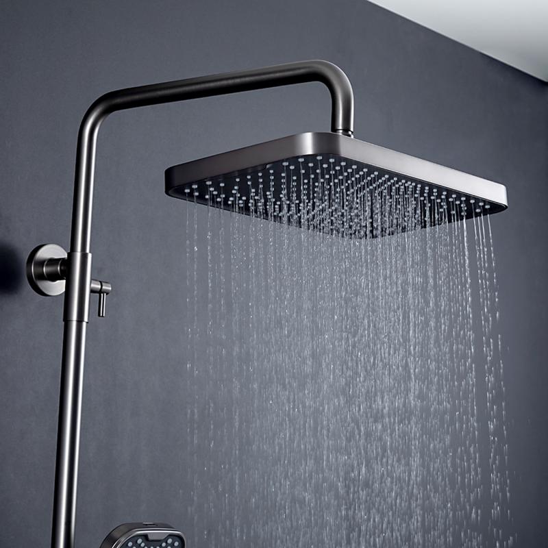 Душевая система Gappo G2496-19, оружейная сталь — изображение 8